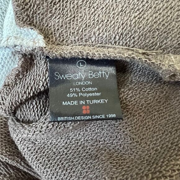 Sweaty Betty Balham Camo Long Sleeve Colorblock Sweatshirt Loose Fit size L gym - Picture 4 of 16